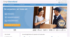 Desktop Screenshot of cargointernational.de